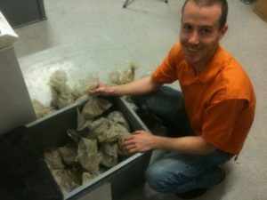 James Bevignton and Soil Samples